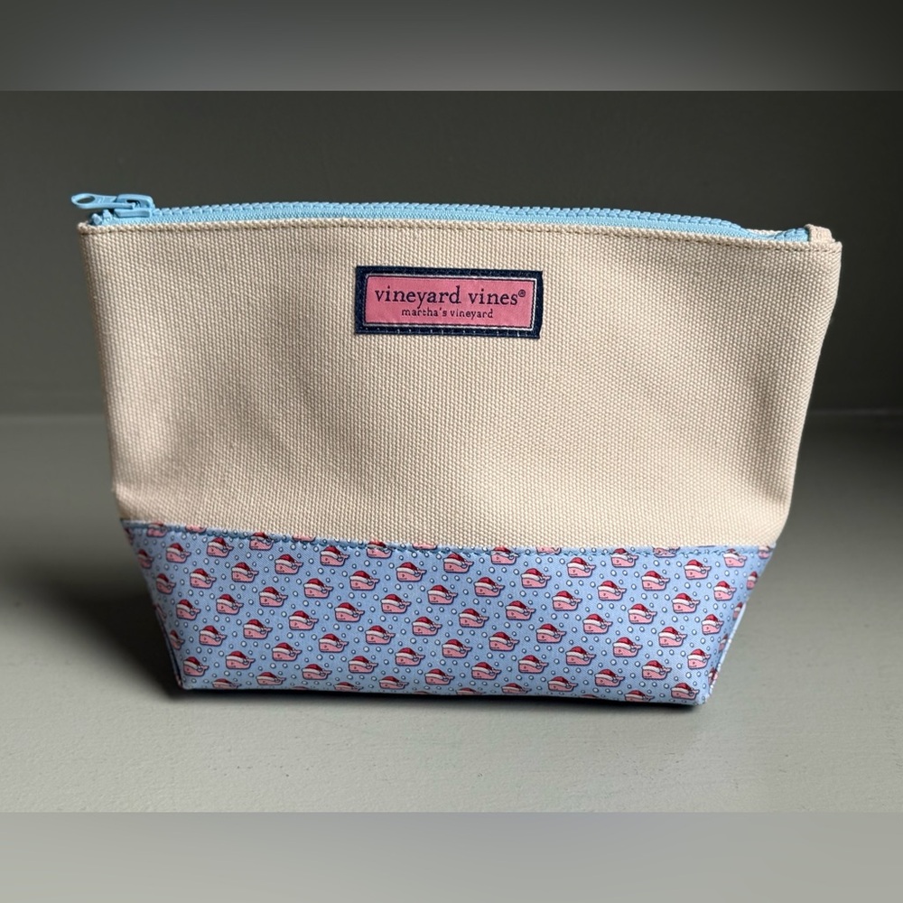 Vineyard Vines Small Zip Pouch | Holiday Version | NWOT